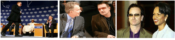 bono and world leaders