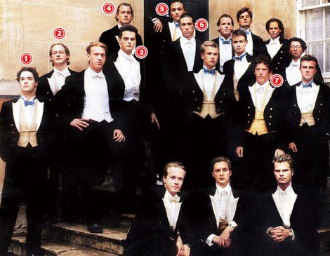 Shadow Chancellor George Osborne in dinner jacket