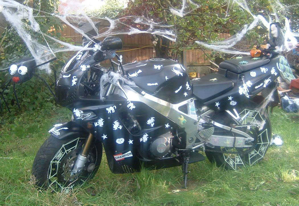 picture of suped-up bike