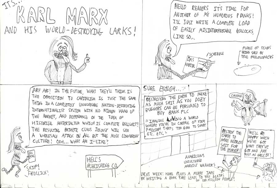 karl marx ruins the world